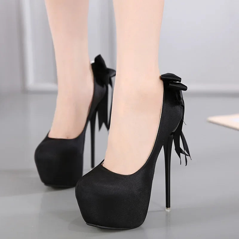 Women High Heels Pumps Fashion Flock Womens Sandals Platform Wedding Pumps Casual Thin Heels Womens Shoes Heels